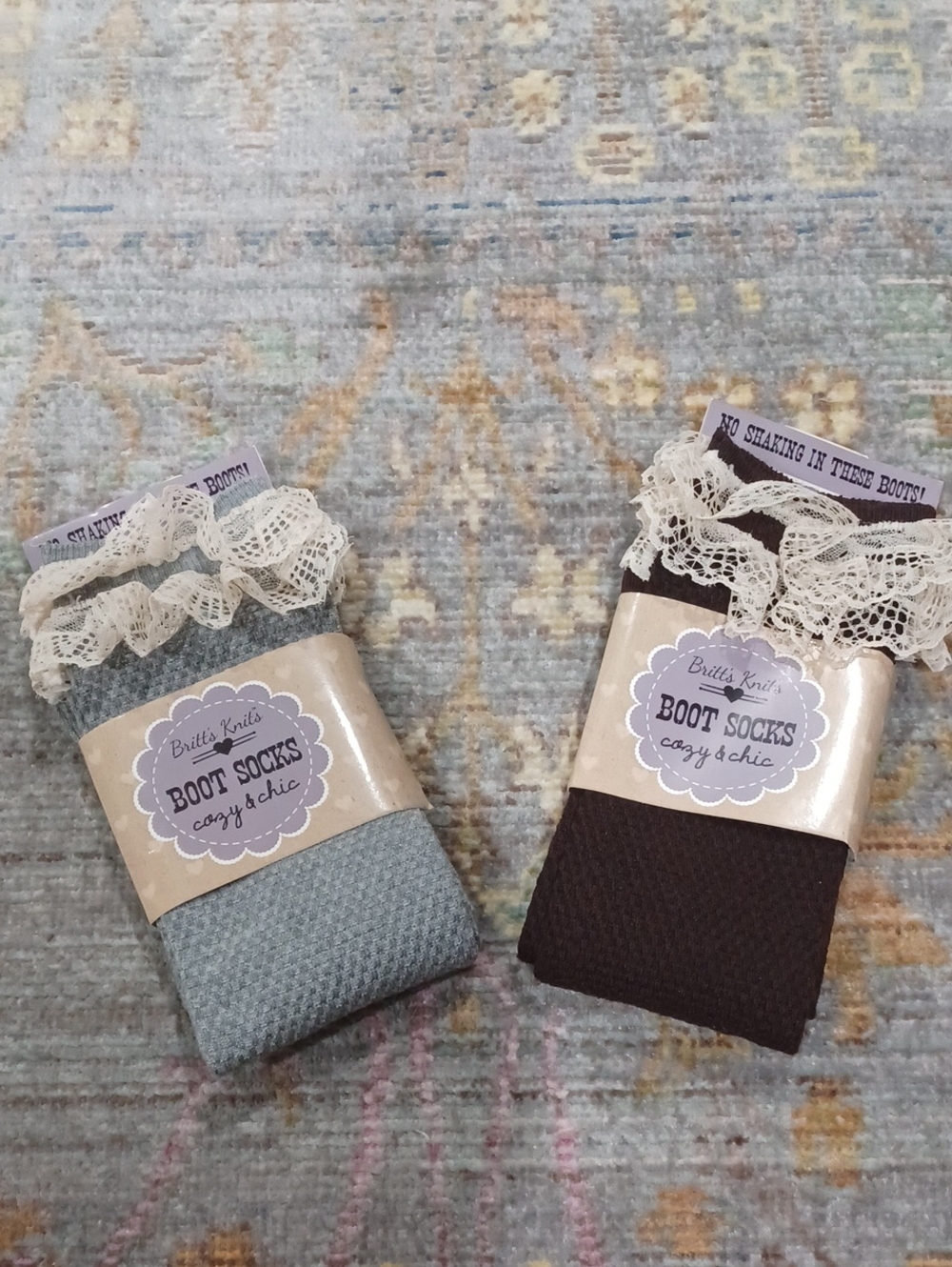 Britts"s Knit's Boot Socks Bundle